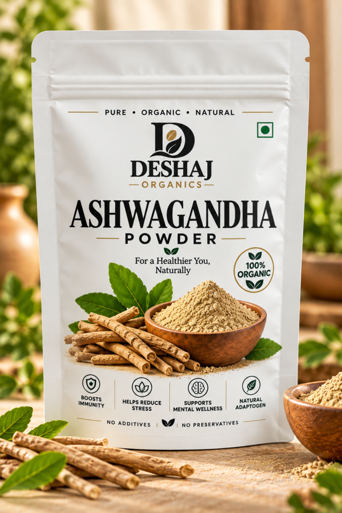 Organic Ashwagandha Powder | 100% Pure Herbal Powder